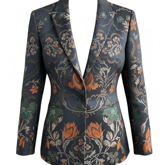 Theory Jacquard Floral Blazer - Picture 1 of 4